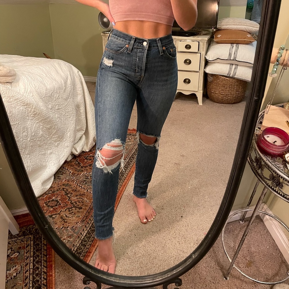 Levi Wedgie Skinny Jeans